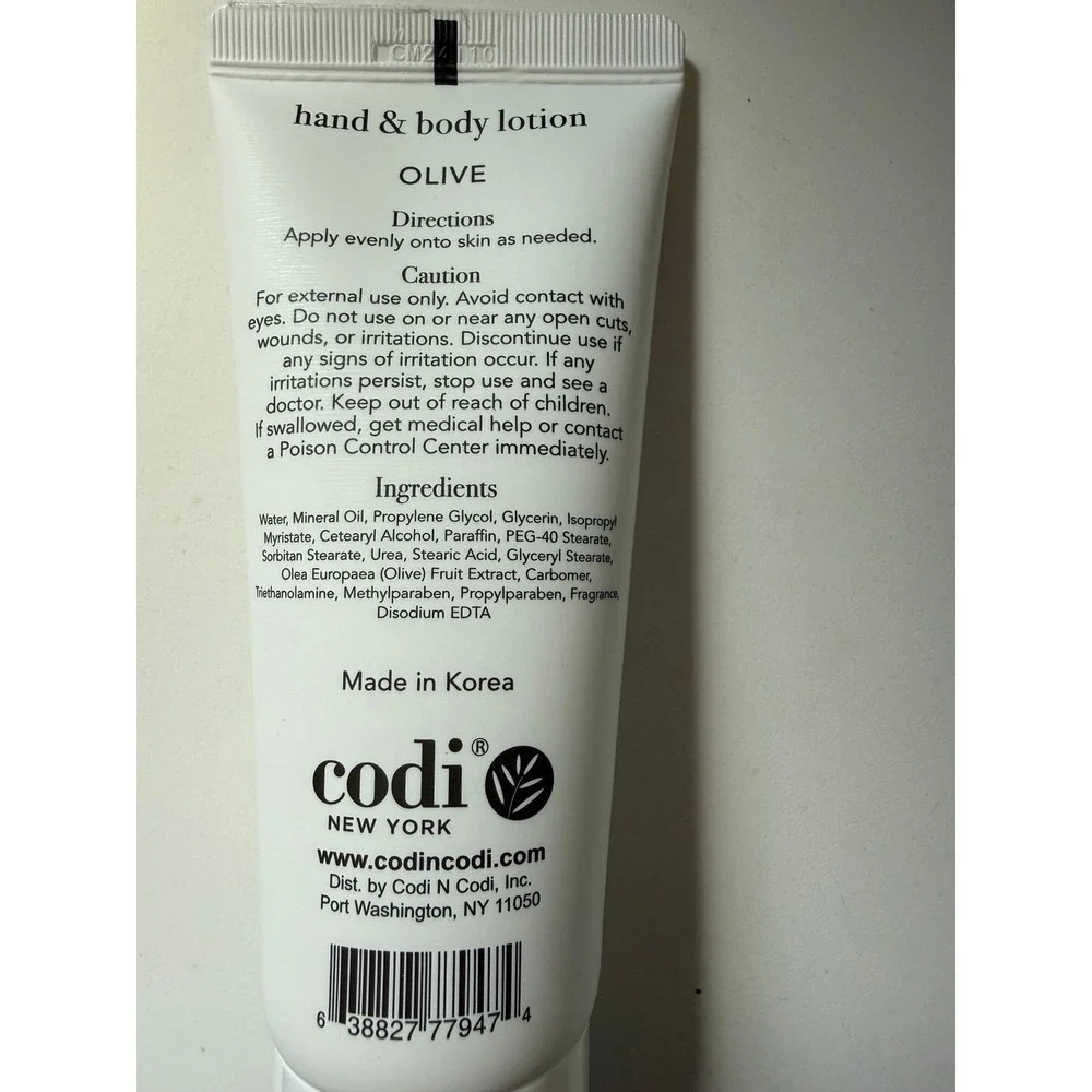 Codi Olive Hand &‎ Body Lotion New With Gift Box